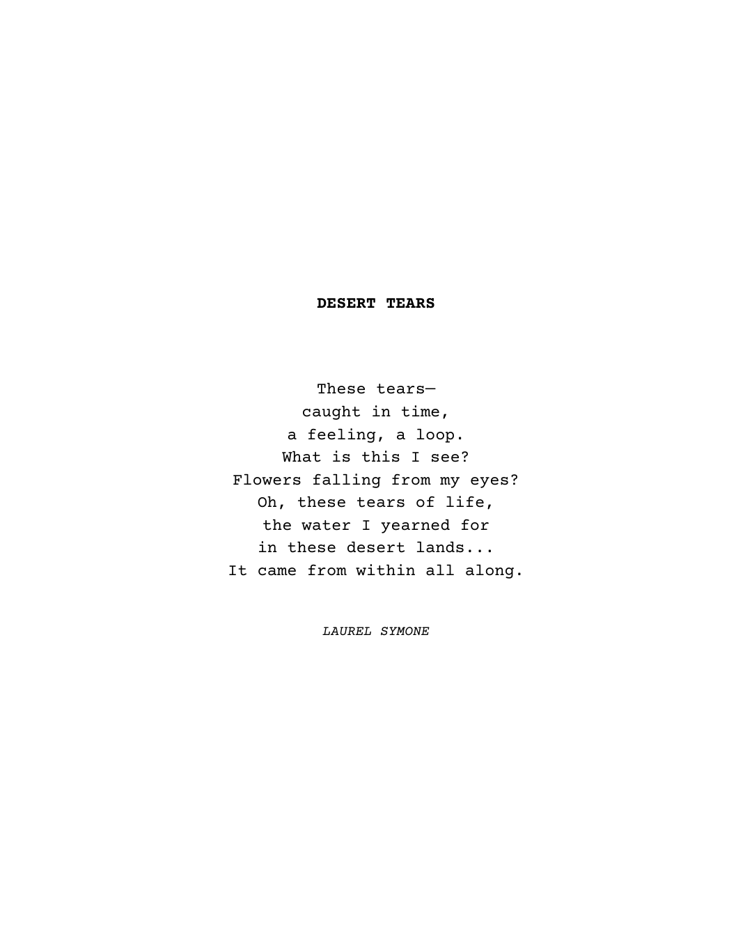 Desert Tears